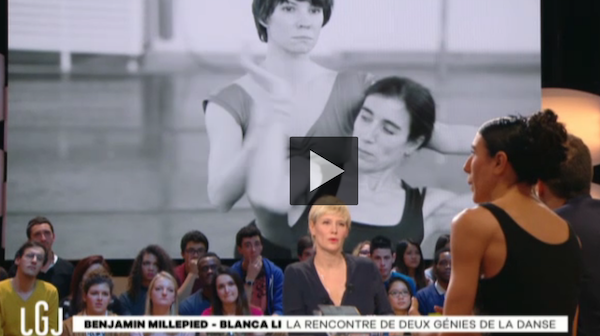 le Grand Journal du 17 dec rencontre Blanca Li-Benjamin Millepied